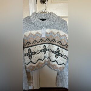 Forever 21 sweater crop top/ muticolor